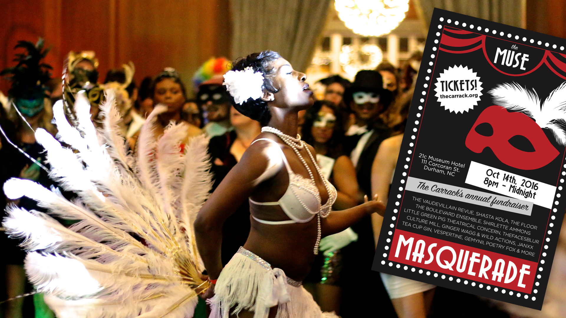 400% of fundraising goals via masquerade ball